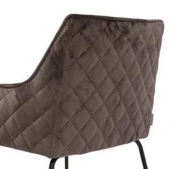 Barstoel Frisco Drive, Anthracite, Velvet