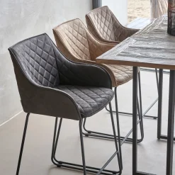 Barstoel Frisco Drive, Camel, Pellini