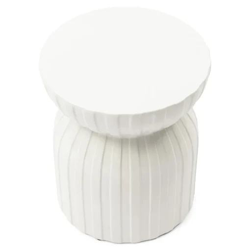 Bijzettafel Sintra Puur Wit 35CM