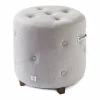 Bowery Footstool Soft Walnut XSX