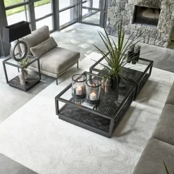 Bowie Club Center, celtic weave, melting silver