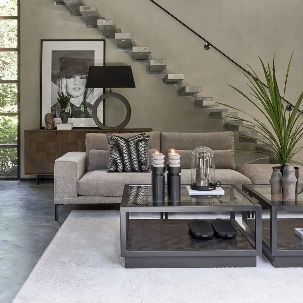 Bowie Club Corner with Arm Left, celtic weave, melting silver