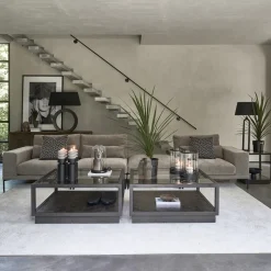 Bowie Club Corner with Arm Left, celtic weave, melting silver