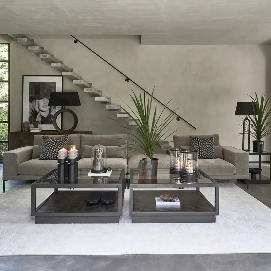 Bowie Club Corner with Arm Left, celtic weave, melting silver