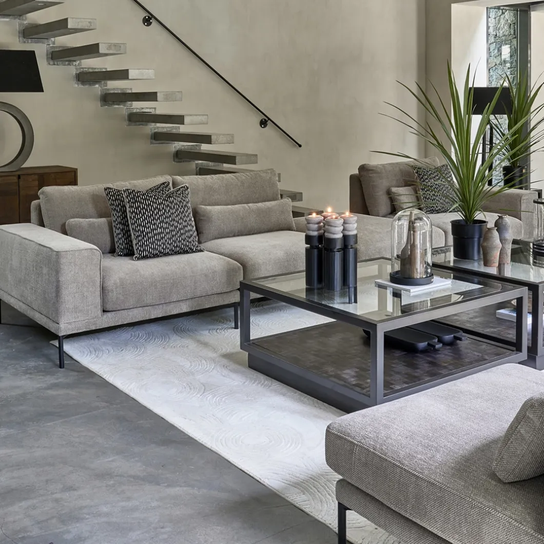 Bowie Club Corner with Arm Left, celtic weave, melting silver