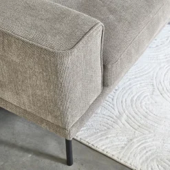 Bowie Club Corner with Arm Left, celtic weave, melting silver