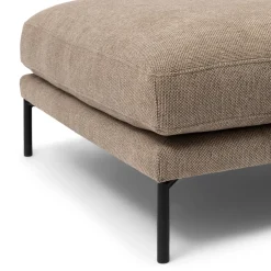 Bowie Club Footstool, celtic weave, melting silver