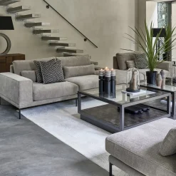 Bowie Club Footstool, celtic weave, melting silver