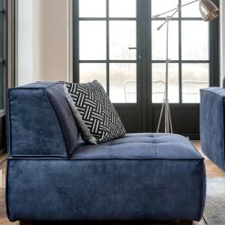 Brandon Center XL, velvet, estate blue