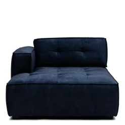 Brandon Chaise Longue Left, velvet, estate blue