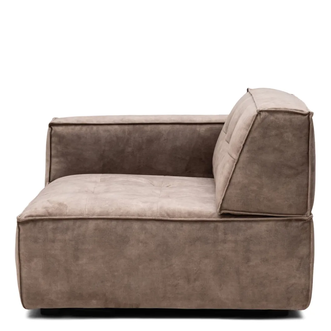 Brandon Corner Arm L Vel CafeLatte