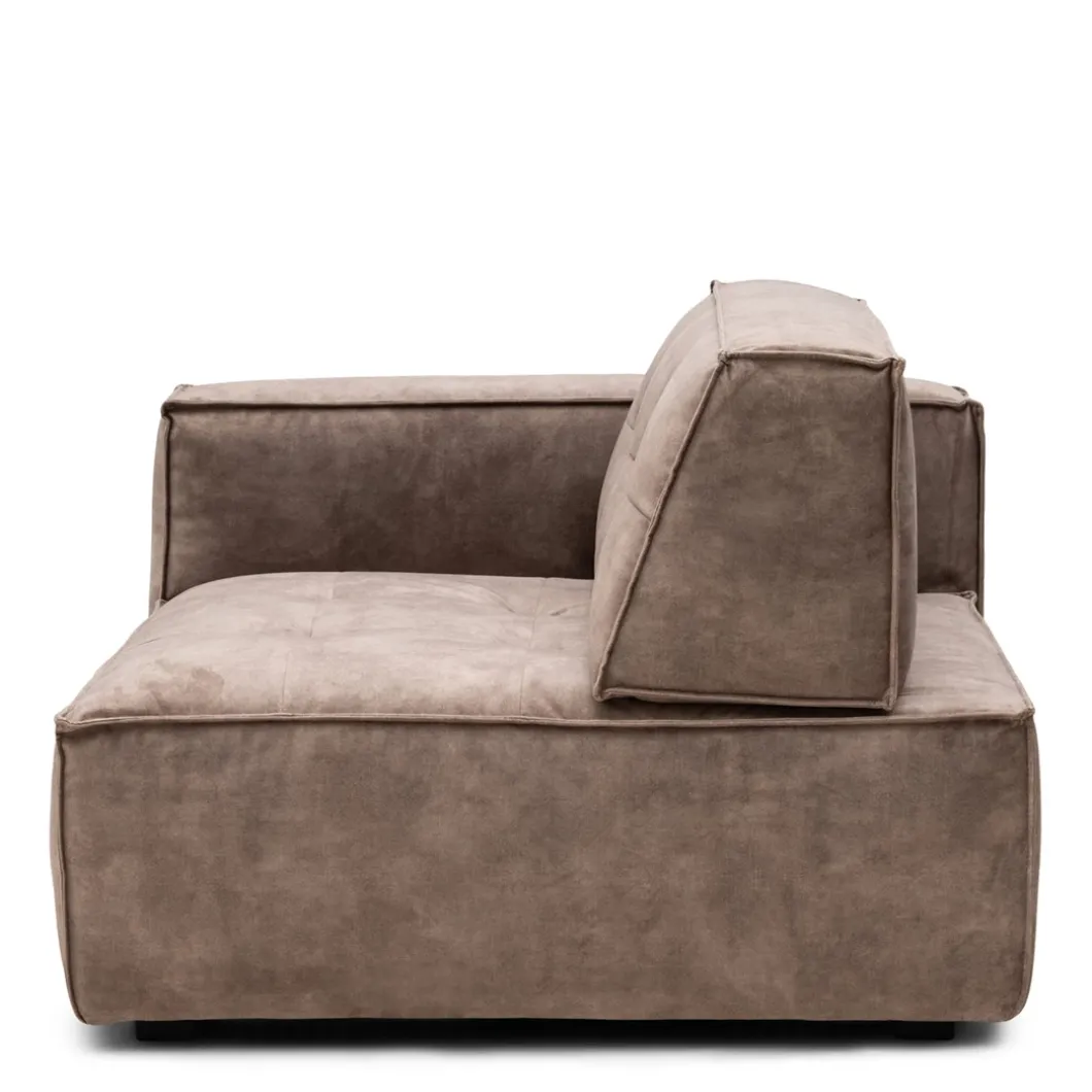 Brandon Corner Arm L Vel CafeLatte