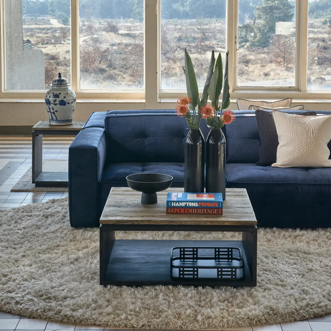 Brandon Corner Arm Left, velvet, estate blue