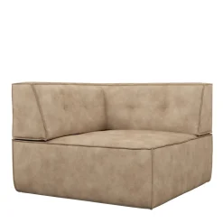 Brandon Corner, velvet, golden beige