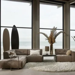 Brandon Corner, velvet, grimaldi grey