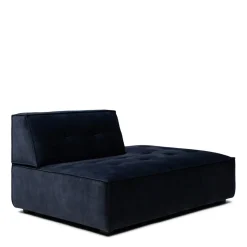 Brandon Lounger Right, velvet, estate blue