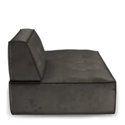 Brandon Lounger Right, velvet, grimaldi grey