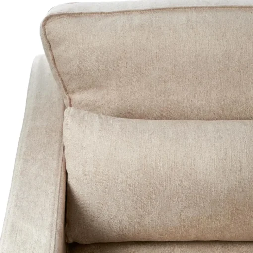 Brompton Cross Corner Sofa Chaise Longue Right, washed cotton, ice blue