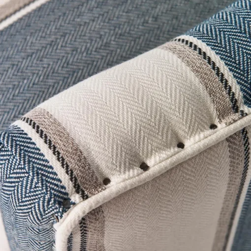 Cavendish Armchair, Blue Stripe FR