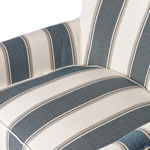 Cavendish Armchair, Blue Stripe FR