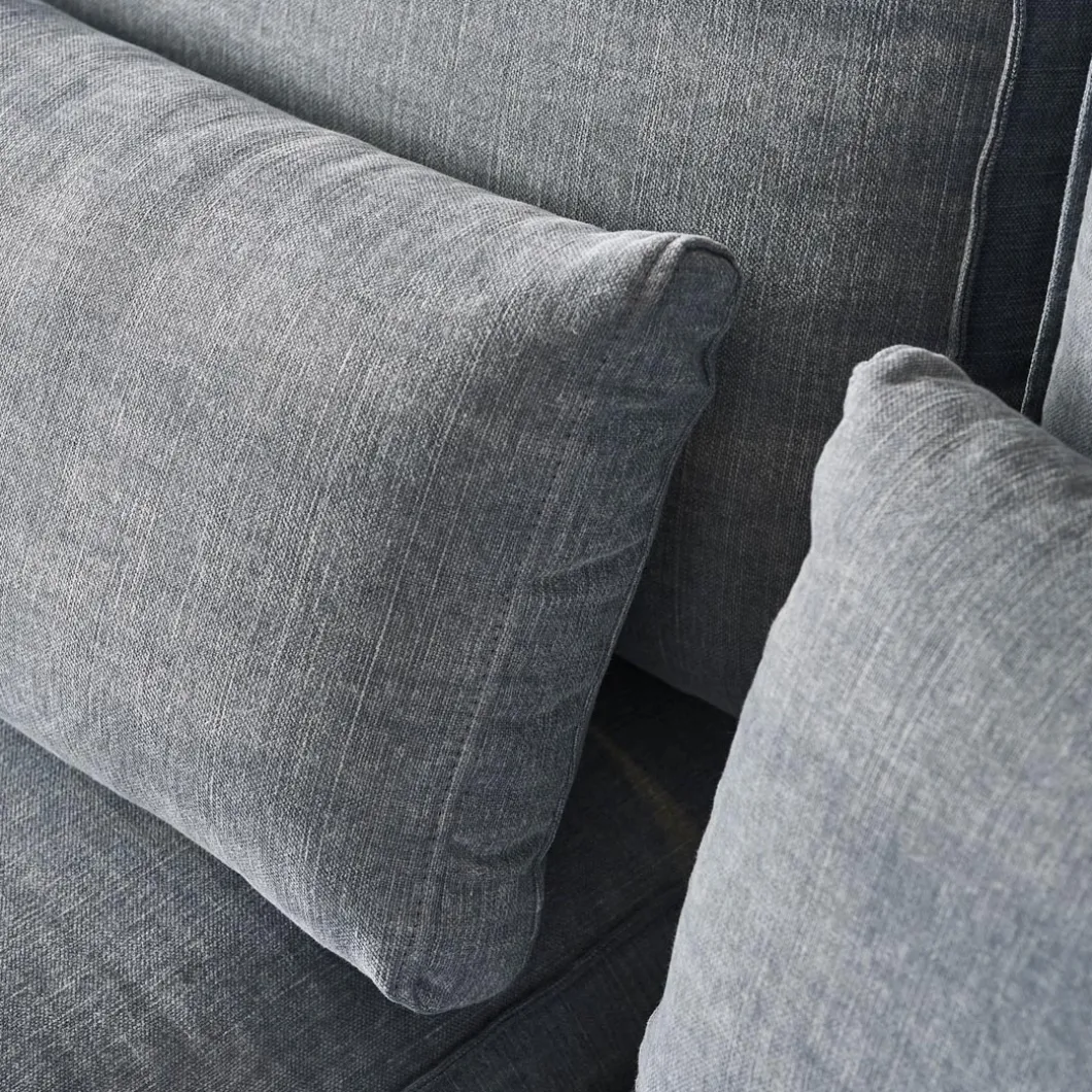 Chaise Longue Bank Links Brompton Cross, Ice Blue