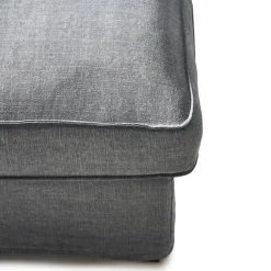 Chaise Longue Bank Links Brompton Cross, Ice Blue