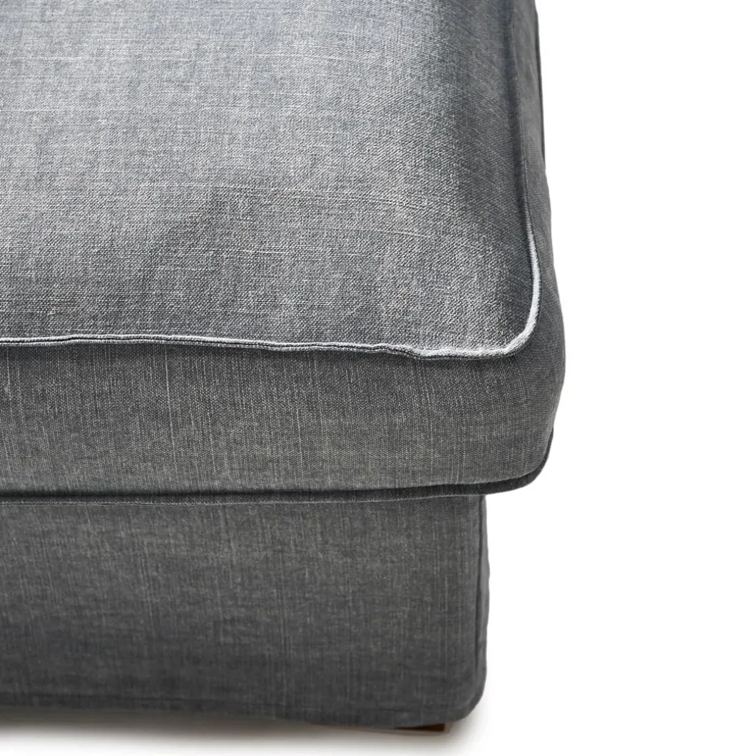 Chaise Longue Bank Links Brompton Cross, Ice Blue