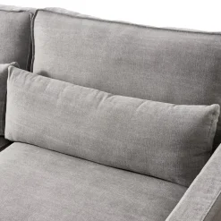 Chaise Longue Bank Links Brompton Cross, Grey