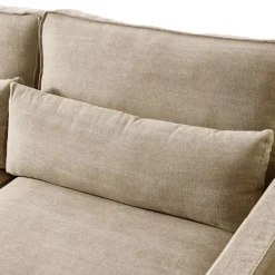 Chaise Longue Bank Links Brompton Cross, Natural