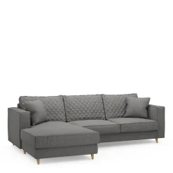 Chaise Longue Bank Links Kendall, Classic Charcoal