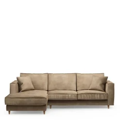 Chaise Longue Bank Links Kendall, Golden Beige