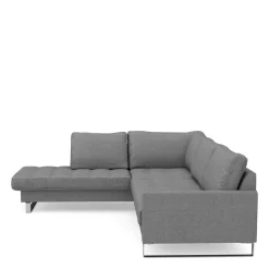 Chaise Longue Bank Links West Houston, Grey, Cotton