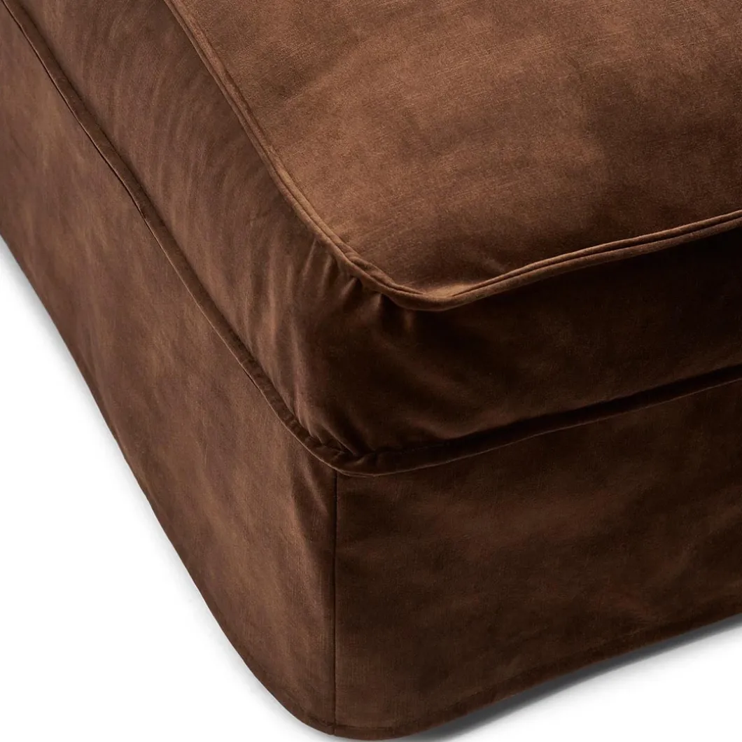 Chaise Longue Bank Rechts Brompton Cross, Chocolate