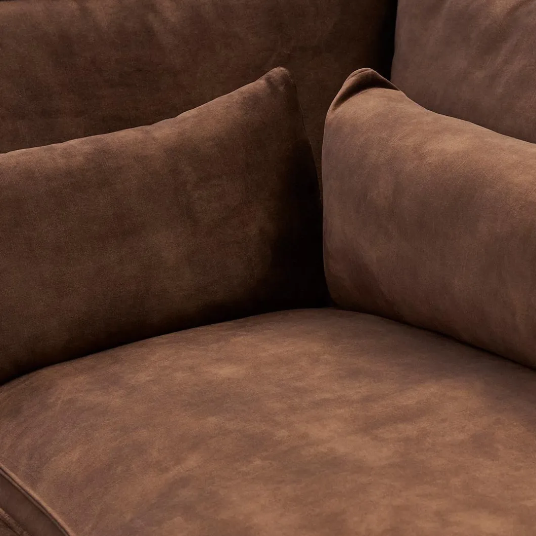 Chaise Longue Bank Rechts Brompton Cross, Chocolate