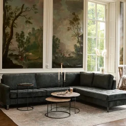 Chaise Longue Bank Rechts West Houston, Forest Green