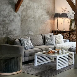 Chaise Longue Bank Rechts Kendall, Natural