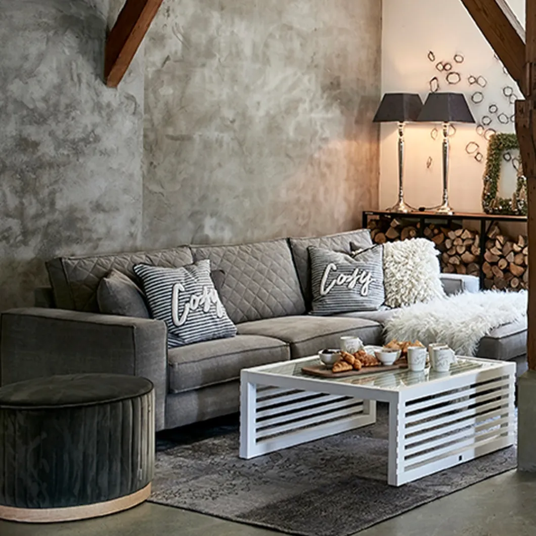 Chaise Longue Bank Rechts Kendall, Natural