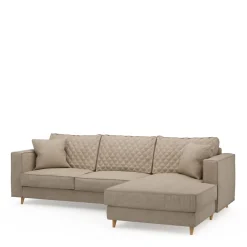 Chaise Longue Bank Rechts Kendall, Natural