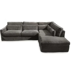 Chaise Longue Bank Rechts Brompton Cross, Grimaldi Grey