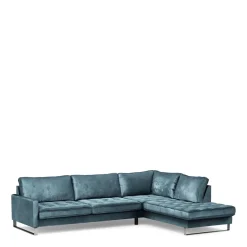 Chaise Longue Bank Rechts West Houston, Petrol