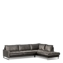 Chaise Longue Bank Rechts West Houston, Grimaldi Grey