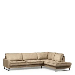 Chaise Longue Bank Rechts West Houston, Golden Beige