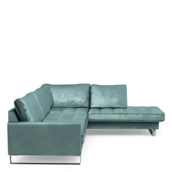 Chaise Longue Bank Rechts West Houston, Mineral Blue