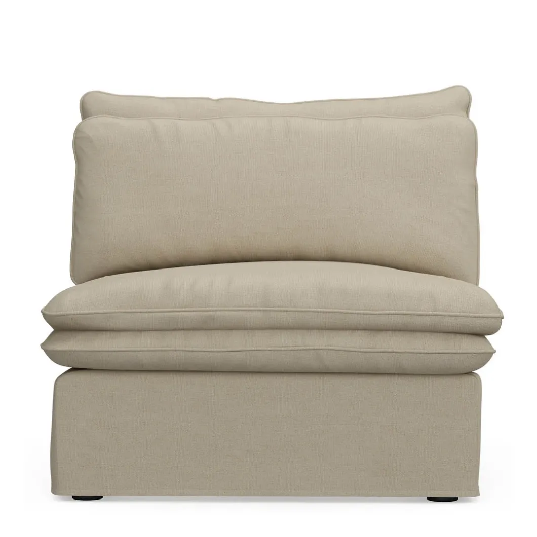 Continental Center, oxford weave, flanders flax