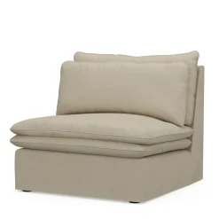 Continental Center, oxford weave, flanders flax