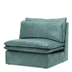 Continental Center, velvet, mineral blue