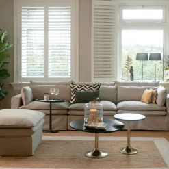 Continental Center, washed cotton, ash grey