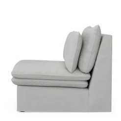 Continental Center, washed cotton, ash grey