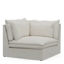 Continental Corner, oxford weave, alaskan white