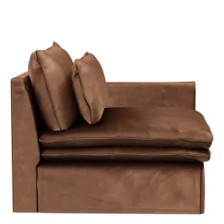 Continental Corner Right, velvet, chocolate